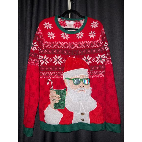 Ugly Christmas Sweater Xmas Size Medium - Picture 1 of 3